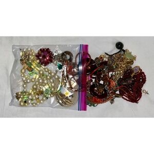 1-2lbs Mix Lot BROKEN Vintage + Modern Jewelry